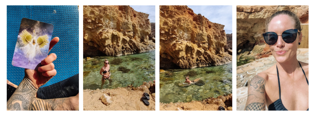 Holistic Ibiza, angel cards and sea swims